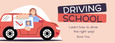Best Driving School Facebook cover Image Preview