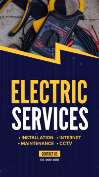 Electrical Service Professionals Instagram Story Design