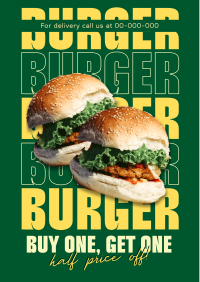 Double Burger Promo Flyer Image Preview