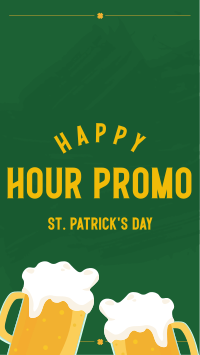 St. Patrick's Day  Happy Hour Facebook Story Design