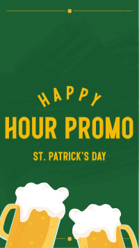 St. Patrick's Day  Happy Hour Facebook Story Image Preview