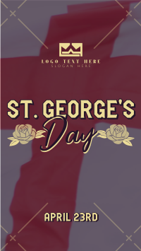 St. George's Cross Instagram Story Design