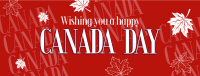 Hey Hey It's Canada Day Facebook Cover Design