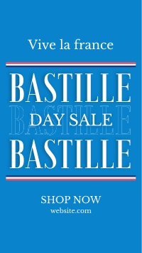 Happy Bastille Day TikTok video Image Preview