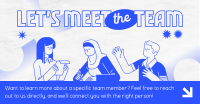 Meet Team Employee Facebook ad Image Preview