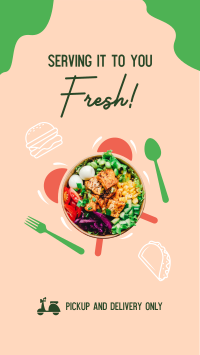 Fresh Vegan Bowl Instagram story Image Preview