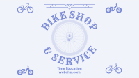 Bike Shop and Service Facebook Event Cover Design