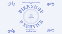 Bike Shop and Service Facebook event cover Image Preview