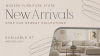 Minimalist Furniture Store Facebook event cover Image Preview