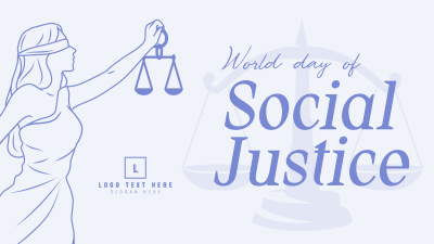Lady Justice Statue Facebook event cover Image Preview