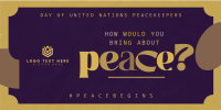 Contemporary United Nations Peacekeepers Twitter post Image Preview