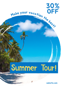 Summer Tour Flyer Design
