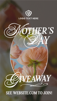 Mother Giveaway Blooms Instagram Reel Design