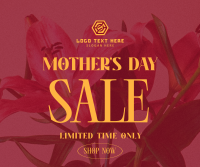 Sale Mother's Day Flowers  Facebook Post Design