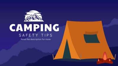 Safety Camping Facebook event cover Image Preview
