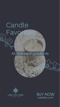 Scented Home Candle  Instagram story Image Preview