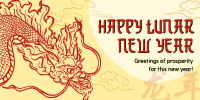 Prosperous Lunar New Year Twitter post Image Preview