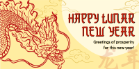 Prosperous Lunar New Year Twitter Post Image Preview