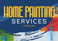 Professional Paint Services Postcard Image Preview