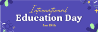 Celebrate Education Day Twitter Header Image Preview
