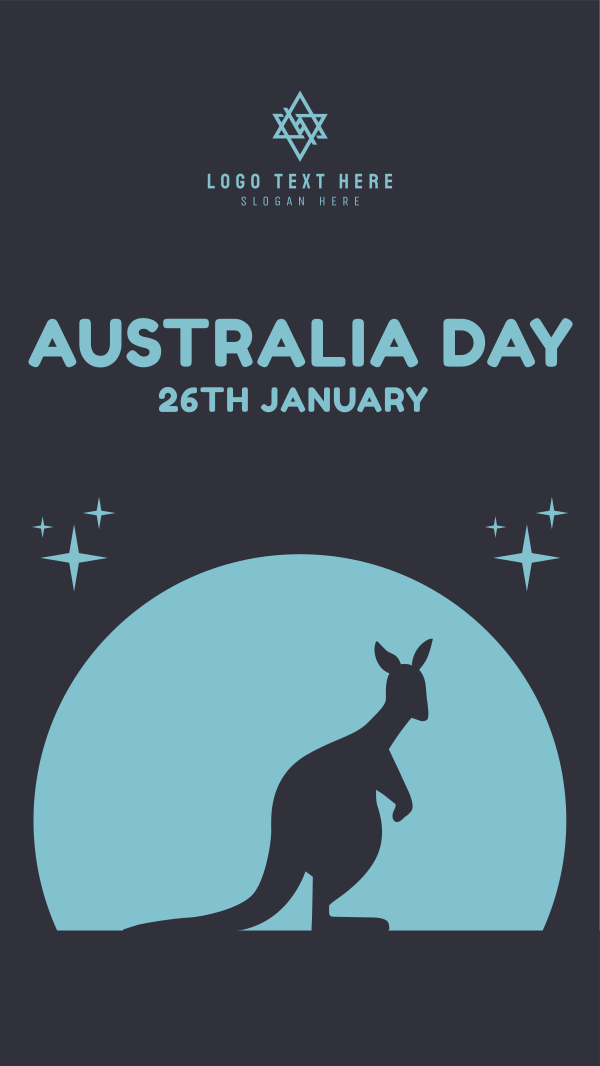 Native Kangaroo Facebook Story Design Image Preview