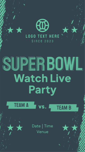 Football Watch Party Facebook story Image Preview