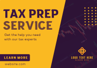 Get Help with Our Tax Experts Postcard Image Preview