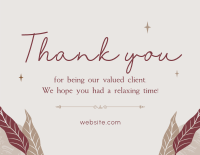 Massage Candles Thank You Card | BrandCrowd Thank You Card Maker