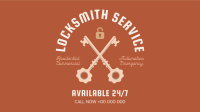 Vintage Locksmith Facebook event cover Image Preview