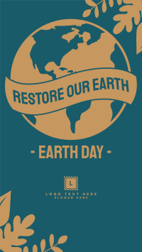 Earth Day Facebook story Image Preview