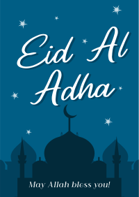 Eid Al Adha Night Flyer Image Preview