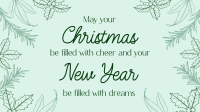 Simple Holiday Greeting Animation Preview
