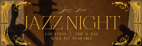 Art Nouveau Jazz Day Twitter header (cover) Image Preview