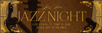 Art Nouveau Jazz Day Twitter Header Image Preview