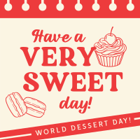 Sweet Dessert Day Instagram post Image Preview
