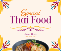 Special Thai Food Facebook Post Design