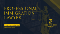 Immigration Lawyer Facebook Event Cover Design