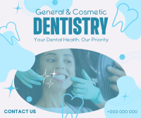 General & Cosmetic Dentistry Facebook Post Design