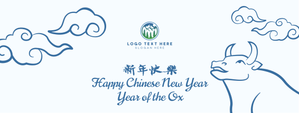 Year of the Ox Facebook Cover Design Image Preview