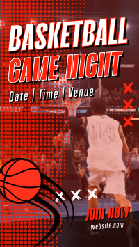 Basketball Game Night Instagram Reel Design