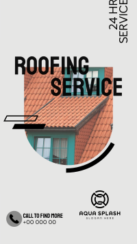 Roofing Service TikTok Video Image Preview