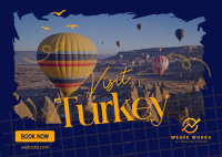 Turkey Travel Postcard Image Preview