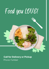 Tasty Lunch Delivery Poster Design
