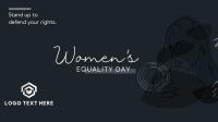 Woman Line Art Facebook event cover Image Preview