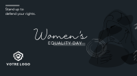 Woman Line Art Facebook Event Cover Image Preview