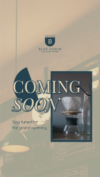 Cafe Opening Soon Instagram Reel Image Preview