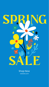 Flower Spring Sale Facebook Story Design