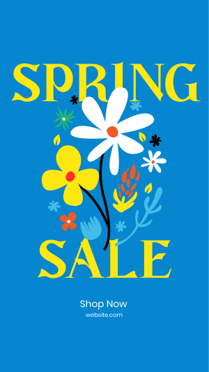 Flower Spring Sale Facebook story Image Preview