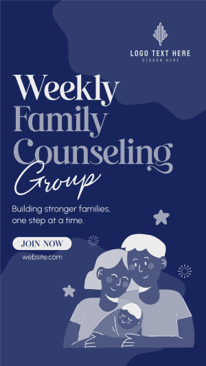 Weekly Family Counseling Facebook story Image Preview