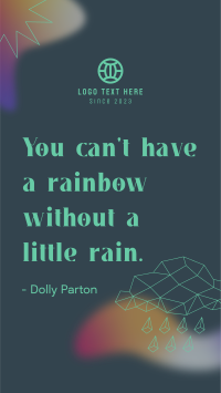 Little Rain Quote Instagram reel Image Preview